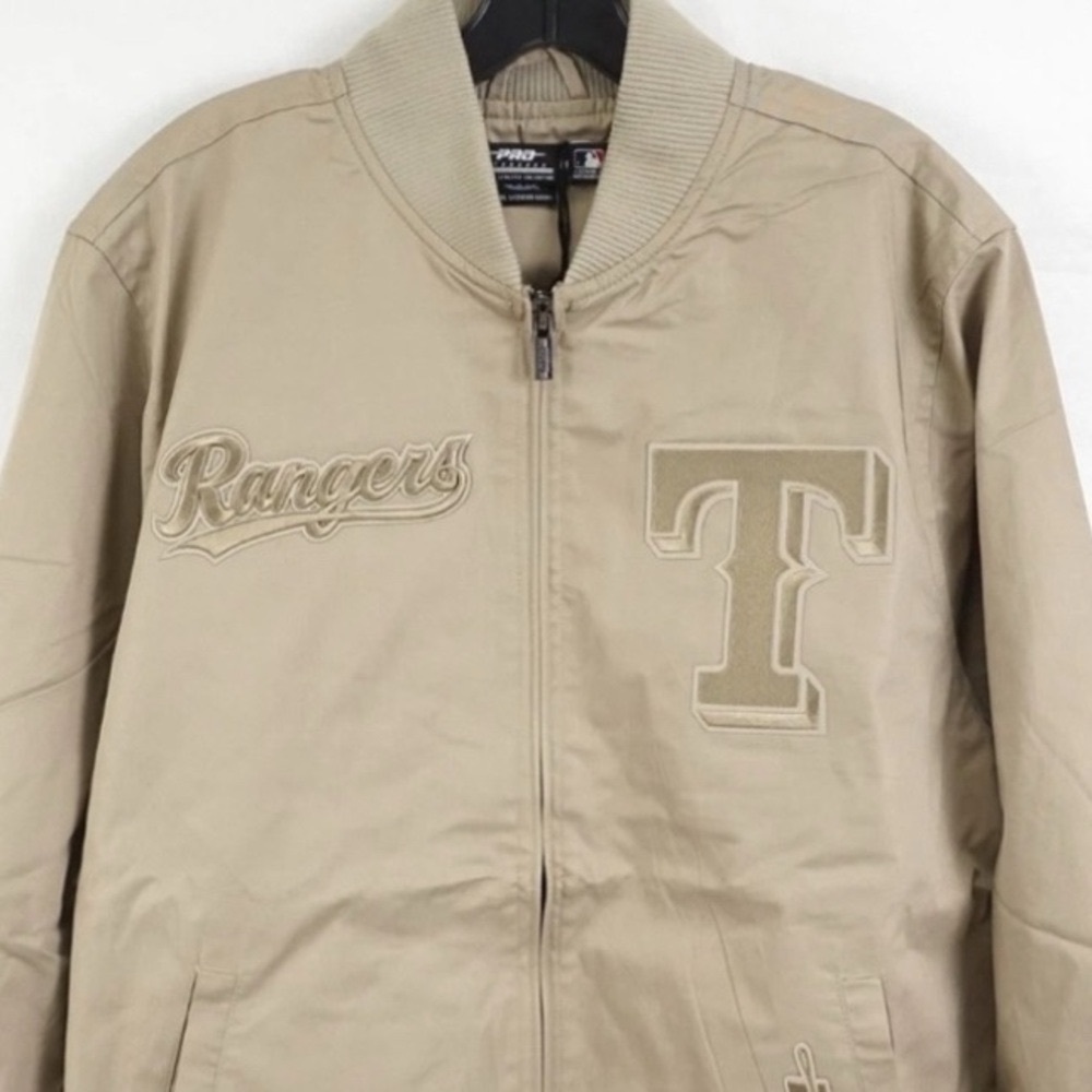 LAST ONE NWT [Pro Standard] Texas Rangers MLB Varsity Jacket Mens S/M/L/XL/2XL - Picture 5 of 15